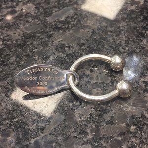 Tiffany & Co. Key Ring with Oval tag